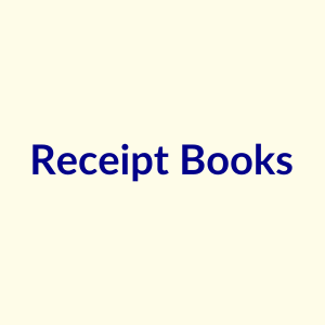 Receipt Books